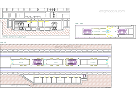 Metro 1 - DWG, CAD Block, drawing