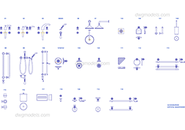 Accessories 1 - DWG, CAD Block, drawing