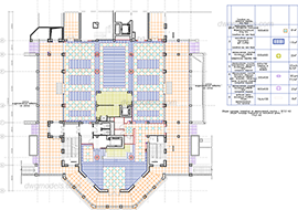 Hotel 2. Floor plan L1 - DWG, CAD Block, drawing