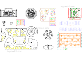 Attractions 1 - DWG, CAD Block, drawing