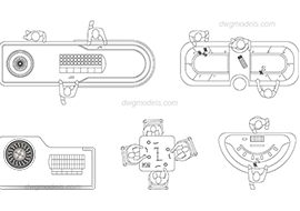 Casino 1 - DWG, CAD Block, drawing