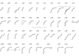 Cornices Orac decor - DWG, CAD Block, drawing