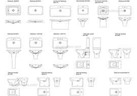 Duravit Puravida - DWG, CAD Block, drawing