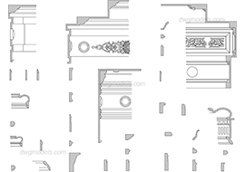 Arch detail 6 - DWG, CAD Block, drawing