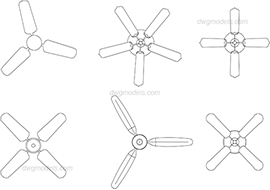 Ceiling ventilator - DWG, CAD Block, drawing