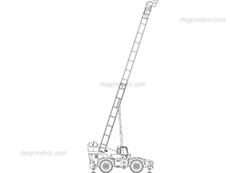 Grove RTG35 - DWG, CAD Block, drawing
