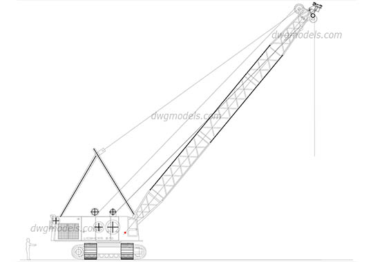 Liebherr 870 - DWG, CAD Block, drawing