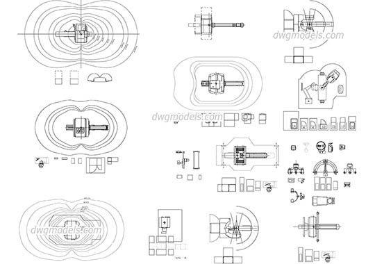 Medical radiology - DWG, CAD Block, drawing