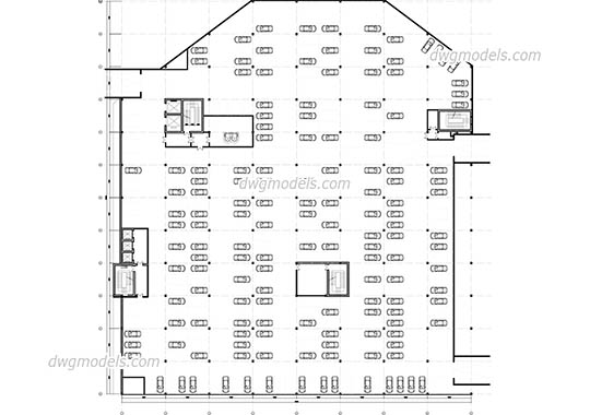 Parking 5 - DWG, CAD Block, drawing