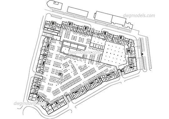 Parking 1 - DWG, CAD Block, drawing