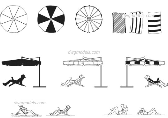 Sunshade 1 - DWG, CAD Block, drawing
