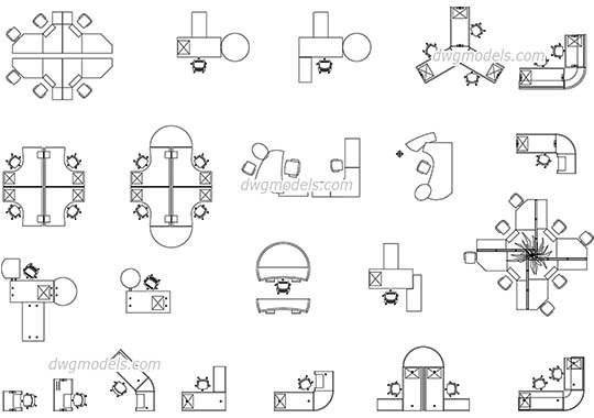 Furniture 12 - DWG, CAD Block, drawing