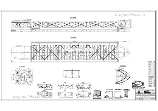 Chemical Tanker HANNA - DWG, CAD Block, drawing