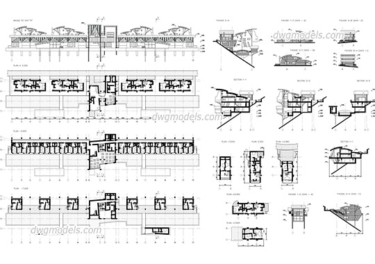 Mountain Luxury Hotel - DWG, CAD Block, drawing