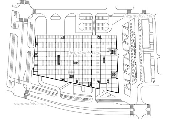 Car Parking - DWG, CAD Block, drawing
