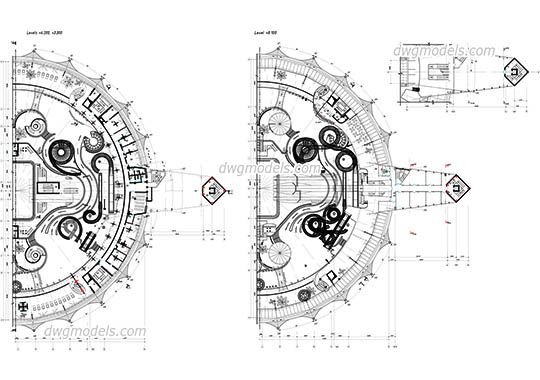 Aquapark - DWG, CAD Block, drawing